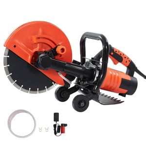 Scie à disque électrique humide 1800W pour la découpe du béton, 12 pouces, profondeur réglable de 4,5 pouces par scie murale - Product Image 1