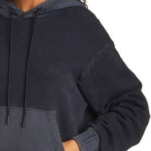 Sweat à capuche surdimensionné personnalisé pour femme, en molleton doux, chaud, décontracté, coupe ample, style streetwear - Product Image 3