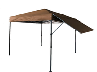 Gazebos pliants à cadre thermolaqué haute stabilité pour villas, cours et buffets, imperméables