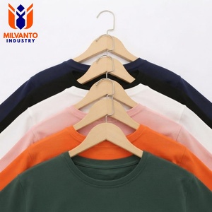 Men's 100% Cotton 200gsm Blank Short Sleeve O-Neck Rib <b>Collar</b> <b>T</b>-<b>shirt</b> | Soft Feel Breathable Anti-Pilling Regular Fit <b>T</b>-<b>shirt</b> - Product Image 2