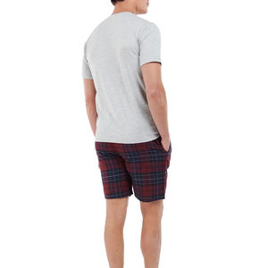 Conjunto de Camiseta y Pantalones Cortos de Algodón 100% Personalizados al por Mayor, Estilo Urbano, de Secado Rápido, Transpirable, con Hombros Caídos y Estampado Puff Oversize - Product Image 2