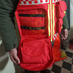 Hi Vis Reflective <b>Safety</b> Vest Guard Use Workplace Security Uniform Multi Pocket 100% Polyester Mesh Customized guard uniform - Product Image 4