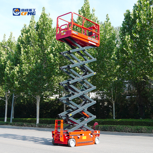 Plataforma elevadora de tijera CFMG para hombre que camina automáticamente, elevador de tijera autopropulsado pequeño hidráulico eléctrico con CE ISO - Product Image 4