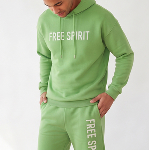<b>Sweat</b> Short <b>Set</b> Hooded <b>Sweat</b> Shorts <b>Set</b> Casual Loose Fit 100% Cotton Oversize Tracksuit Long Sleeve Pullover <b>Sweat</b> Short <b>Set</b> Men - Product Image 3