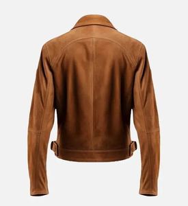 Chaqueta de Cuero para Hombre al por Mayor, Premium, Corte Ajustado, Estilo Casual, para Motociclista, Suministro de Fabricante al por Mayor, Mejor Precio - Product Image 3