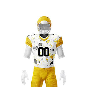 Ensembles d'uniformes de football américain personnalisés en gros, respirants, imprimés, kits complets, faible MOQ - Product Image 4