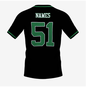เสื้อเบสบอลแขนสั้นแบบสั่งทำพิเศษพร้อมกระดุมเต็มตัว - Product Image 3