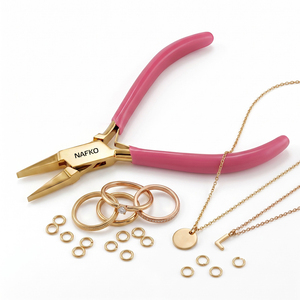 Premium Handmade Jewelry <b>Tools</b> Flat Nose <b>Pliers</b> 120mm Stainless Steel Smooth Jaw <b>Pliers</b> Jewelry Workshop Equipment <b>Multi</b> Colors - Product Image 1