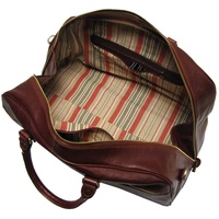 Einzigartiges Design Tragbare Leichte Langlebige Echtes Leder Vintage Weekender Reisetasche Professionelles Logo Multifunktional