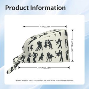 Hospital Medical Uniform Surgical Scrub Cap OEM Factory Long Hair Quick Dry Breathable Custom Logo Unisex Surgeon Nurse Doctor - Product Image 5