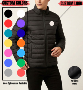 Veste matelassée en duvet de canard de haute qualité pour homme, design personnalisé, streetwear, avec fermeture éclair épaisse et tendance, grandes tailles, manteaux chauds - Product Image 5