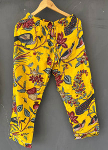 ชุดนอนผ้าฝ้ายพิมพ์ลายแฟชั่น ชุดนอนสองชิ้นเนื้อนุ่ม ชุดนอนใส่ในบ้าน - Product Image 3