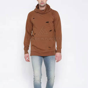 เสื้อฮู้ดดี้ผู้ชายราคาถูก คุณภาพพรีเมียม ดีไซน์ใหม่ ผ้าฝ้าย 100% สไตล์ดิสเทรส - Product Image 4