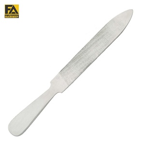 Lima para Callos de Doble Cara de Acero Inoxidable, Instrumento de Pedicura y Cuidado de la Belleza con Logotipo Personalizado - Product Image 1