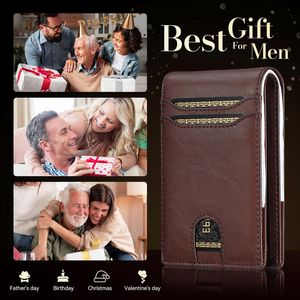 Portafoglio Slim RFID Furid da Uomo con Finestra Pop-Up per Documenti, Porta Carte Frontale, Idea Regalo per Marito in Confezione Regalo - Product Image 3