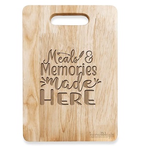 Tabla de cortar rectangular moderna de madera, antideslizante, para uso en la cocina, hecha a mano, para cortar ensaladas y carne, en oferta. - Product Image 6