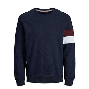 เสื้อสเวตเชิ้ตคอกลมผ้าฝ้าย 100% สำหรับผู้ชาย สวมใส่ได้ทุกวัน ผ้าฟลีซเนื้อนุ่ม ทรงโอเวอร์ไซส์ สไตล์ลำลอง สตรีทแวร์ ทรงปกติ มีซับใน - Product Image 1