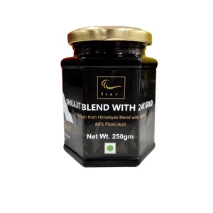 Résine de Shilajit de l'Himalaya pure de marque privée, mélange d'or 24 carats |   Bouteille d'énergie de qualité supérieure 99% de qualité alimentaire, récoltée à l'état sauvage - Product Image 1