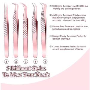 แหนบติดขนตาปลอม Morje Surgical Precision ทำจากสแตนเลสสตีล ปลายหยัก 10 มม. จับถนัดมือ ใช้งานได้อย่างแม่นยำ - Product Image 3