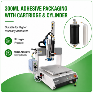 Machine de distribution de colle automatique CNC à 3 axes pour cartouches de colle de bureau avec presse à cylindre - Product Image 3