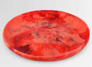 Plat de service en résine blanche pour aliments et fruits, bol à salade en résine de bonne qualité, vaisselle décorative personnalisée pour la restauration et la cuisine - Product Image 5