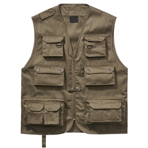 Vente en gros vêtements de travail de chasse respirants multi-poches gilets de gilet légers à la mode - Product Image 5