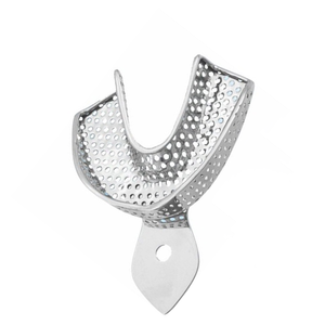 Oferta Especial: Bandeja de Impresión Perforada para Mandíbula Inferior, Pequeña, de Acero Inoxidable, Instrumento Quirúrgico Dental para Impresiones Dentales Precisas - Product Image 3