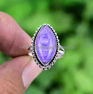 Anillo de boda de aniversario de compromiso hecho a mano con piedras preciosas de Plata de Ley 925 más vendido - Product Image 3