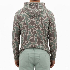 Camisa de Pesca con Capucha de Manga Larga con Camuflaje para Hombre, Protección Anti-UV UPF 50, Transpirable, de Secado Rápido, Poliéster - Product Image 2