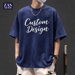 Nouvel Arrivage T-shirt Homme en Coton Uni à Manches Longues Coupe Ample Épaules Tombantes Grammage Lourd Écologique Séchage Rapide Haute Qualité - Product Image 1