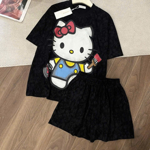 ชุดเสื้อผ้าผู้หญิงสองชิ้นสำหรับฤดูร้อน สไตล์ลำลอง ผ้าฝ้ายเนื้อนุ่ม เป็นมิตรกับสิ่งแวดล้อม ซักได้ สวมใส่สบาย แฟชั่นธรรมชาติ รับสั่งทำ - Product Image 5