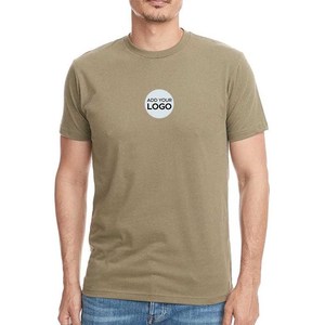 T-shirts personnalisés Next Level Apparel en gros, bleu royal, tissu tri-mélange - Product Image 6