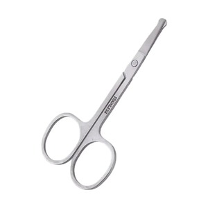 Tijeras multifuncionales para recortar el vello de cejas y nariz, tijeras de seguridad con punta redonda de acero inoxidable, herramienta reutilizable para el cuidado Facial - Product Image 1