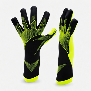 Gants de gardien de but de football professionnels en latex allemand de 4 mm, légers, unisexes, pour l'extérieur, avec protection avancée des doigts pour une capture puissante - Product Image 3