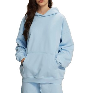 Sweat-shirts à capuche unisexes de haute qualité, 400 grammes, 100% coton molletonné, logo personnalisé brodé, tailles grandes, pour hommes - Product Image 4
