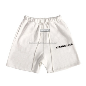 กางเกงขาสั้นผ้าฟลีซผ้าฝ้ายเป็นมิตรต่อสิ่งแวดล้อมสำหรับผู้ชายดีไซน์วินเทจปรับแต่งได้ลายพื้นพิมพ์ลายชายหาดสไตล์ว่ายน้ำมีกระเป๋าดีไซน์ - Product Image 4