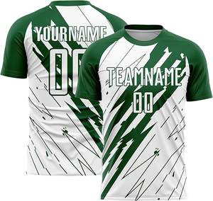 Uniformes de Fútbol Personalizados Unisex, Diseño a Medida, Insignia del Equipo Impresa, Transpirables, de Secado Rápido, 100% Poliéster, Manga Corta - Product Image 5