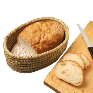 Rattan Bread Basket High Quality Premium Jute Bread Basket Elegant For Home Kitchen Beakery Usage In Cheap Customized Size