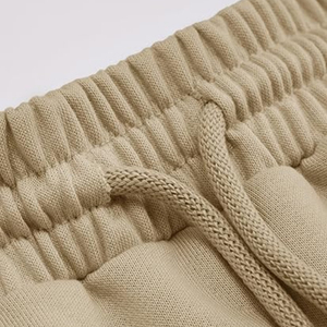 Women's Solid High Waisted <b>Baggy</b> <b>Joggers</b>; Breathable Wide Leg Sweatpants Knitted Athletic Pants for Casual Autumn - Product Image 5