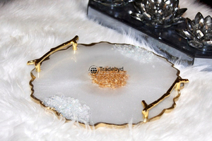 Bandeja y Plato Decorativos de Resina Moderna Hechos a Mano de Primera Calidad para el Hogar Tradebyd - Product Image 3