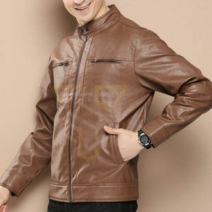 Veste en cuir camouflage légère, veste en cuir de haute qualité à prix abordable, logo personnalisé pour hommes, service OEM, North Face - Product Image 5