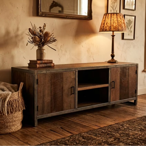 Aliando Scandinavian Floating Solid Wood TV Dresser Wall Mounted Media <b>Console</b> Natural Finish for Modern Minimalist Living Room - Product Image 3