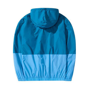 <b>Men</b> Classic Hooded Windbreaker <b>Jacket</b> Lightweight Waterproof Breathable Outdoor Casual Soft Comfortable Zip Closure Regular Fit - Product Image 2