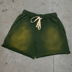 Customized Logo Design Casual Wear Men Acid Wash Shorts <b>Cheap</b> Price Soft <b>Stuff</b> OEM Breathable Newest Men Acid Wash Shorts - Product Image 4