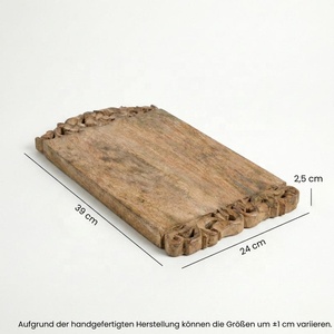 Planche à découper en bois de qualité supérieure, durable et réutilisable, pour les tâches de découpe, passe au lave-vaisselle - Product Image 2