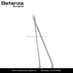 Ciseaux micro-baïonets Yasargil pour neurochirurgie, cardiologie, vasculaire, ergonomiques, de qualité supérieure, vente en gros OEM - Product Image 2