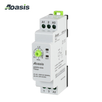 Relais de contrôle de tension de surveillance monophasé SERV-03 OASIS relais de temporisation AC 220V