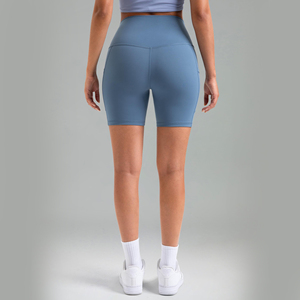 Pantalones cortos de yoga con spandex flexible para mujer - Product Image 2