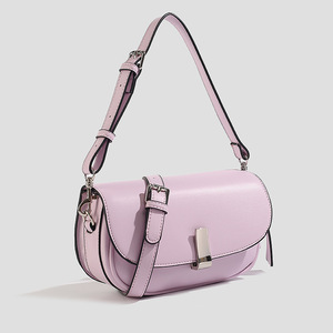 For PU Women's Crossbody <b>Bag</b> with Detachable Strap Minimalist Design Zipper Closure Anti-Theft <b>Computer</b> Interlayer - Product Image 5