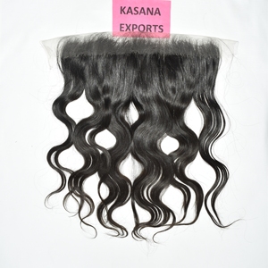 Extensiones de Cabello Humano con Encaje HD 13*6, Ondulado Profundo, Doble Trama, Cabello Indio Natural sin Procesar, Cutícula Alineada, Venta al por Mayor - Product Image 1